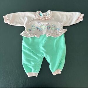Vintage bunny romper